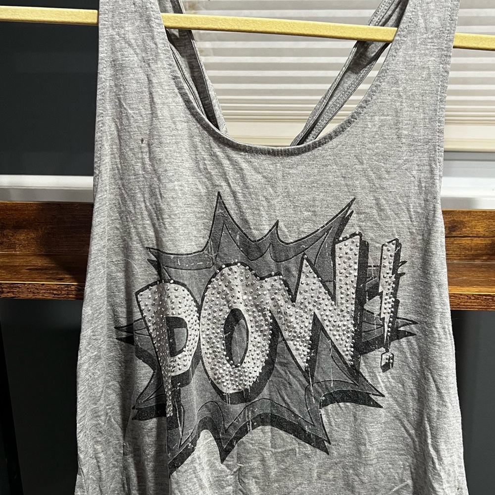 Pop-Art Comic Book Pow Tank Top